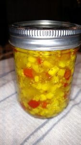 Putting Up Corn Relish Image
